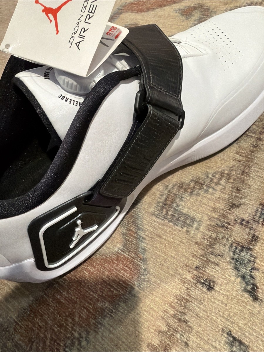 New Men’s 10 Nike Jordan Air Rev White Black Athletic Golf Shoes (FV6338-103) Nike Jordan Air Rev White Black Athletic Golf Shoes FV6338  main image 3