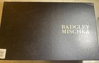Badgley Mischka Taft Metallic Silver Sz 10 Open Toe Flat Shoes With Rhinestones — photo 10