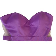 Rachel Allan Princess 2103 Lilac Satin Mermaid Top Sweetheart Prom Size 12
