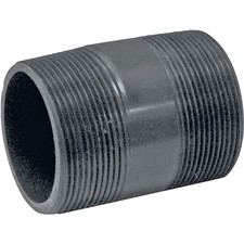 Genova 300 Series P-2-3 Pipe Nipple, 2 in, MIP, PVC, Gray, SCH 80 Schedule, 3 in
