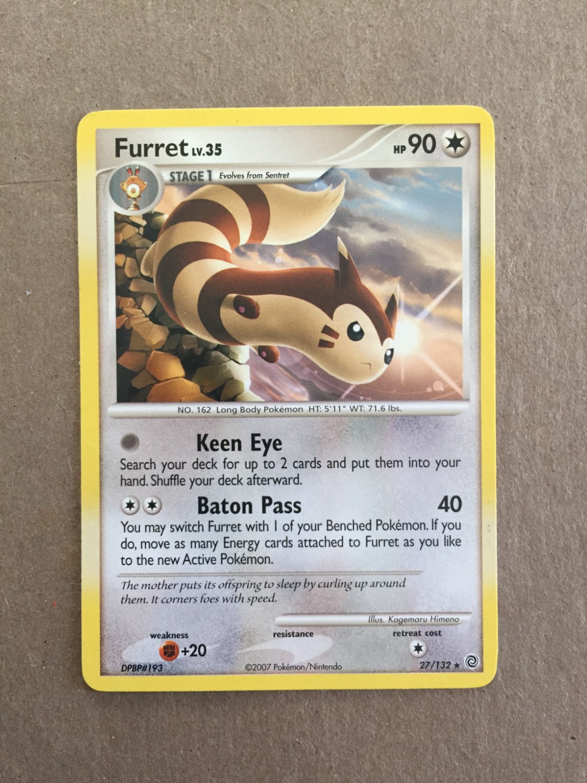 Furret 27/132 Secret Wonders Regular