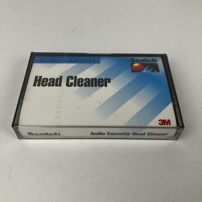 NEW & SEALED 3M Scotch Audio Cassette Head Cleaner / Factory-Sealed