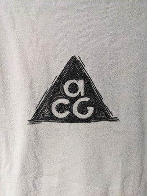 Vintage 90s Nike ACG Center Logo White X-Large T-Shirt | eBay