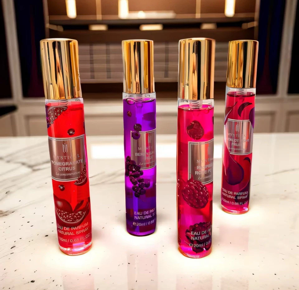 Mystical Perfume Colección Set de Regalo - 4 Sprayes de Fragancia para Mujer Floral Foto 4 de 4