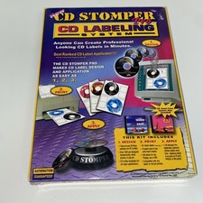 CD Stomper Pro CD Labeling System Complete PC & MAC Vintage 1999 New Sealed