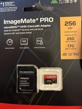 SanDisk ImageMate Pro MicroSDXC UHS-I Card with Adapter 256GB