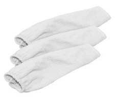 4 pack x 3 Rehabilitation Advantage Cloth Hand Cone Covers, White, 3 pcs