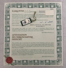 Warranty Guarantee Rolex Explorer II 16570 Garanzia Serial A