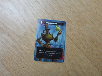Mindbug: Steamforger Foil Promo Card . Game Boy Geek 2025