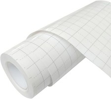 Transfer Tape for Vinyl 6" x 50 FT - Grid Alignment Paper for Cricut/Cameo