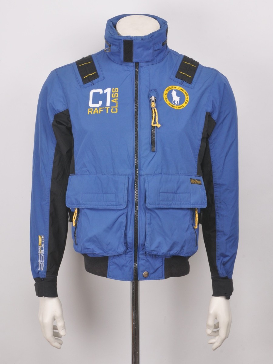 Polo Ralph Lauren Large C1 Raft Class Blue Jacket Rafting Team