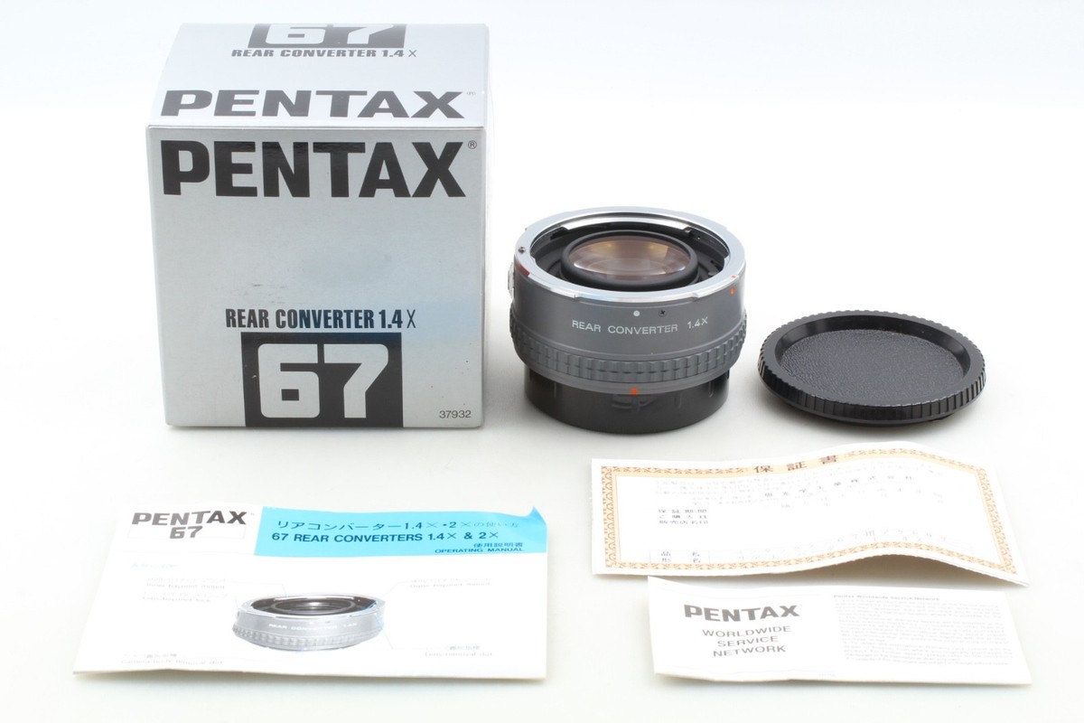 Mint in BOX 】Pentax 67 Rear Converter For 6x7 67 II Lens