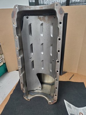 Moroso #21043 Oil Pan Steel  Big Block Chevy Baffled Kick Out drag race 7 qt