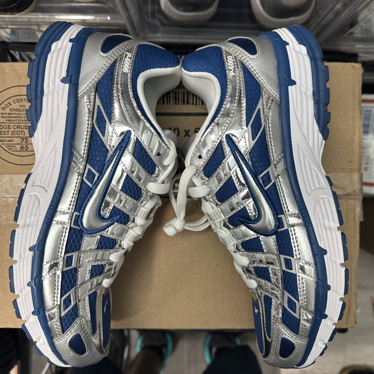 Nike P-6000 Shoe COURT BLUE / METALLIC SILVER (IQ9390 476) Mens