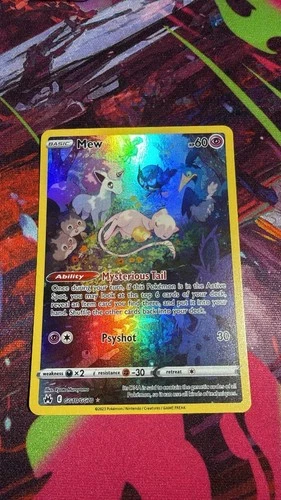 Mew GG10/GG70 Crown Zenith Galarian Gallery Pokemon NM CLEAN PSA 10 CONTENDOR