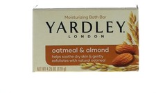Yardley Oatmeal Almond Bath Bar, 4.25 oz Pack of 28