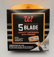 Walgreens 5 Blade Easyfit Cartridges 8 Pack Cartridges NEW 2.08 per gallon