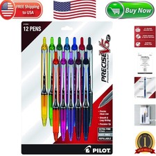 12-Pack of Precise V5 RT Rolling Ball Pens   Retractable, Smooth Writing, 0.5mm