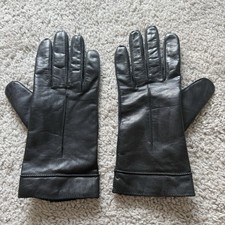 Fownes Womens Black Leather Gloves, Acrylic L...