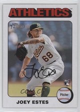 2024 Topps Heritage Rookies White Border Joey Estes #158 0t2