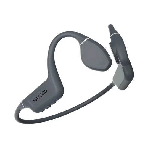 Raycon Bone Conduction Headphones Black Bluetooth Wireless Neckband Built-In Mic