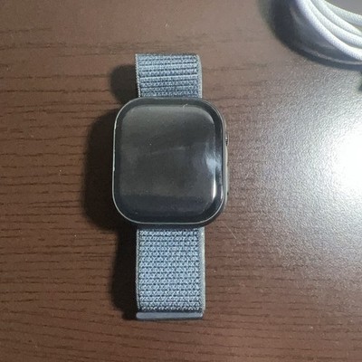 Apple Watch Series 10 46mm GPS Jet Black w/ Ink Sport Loop MWWR3LW/A