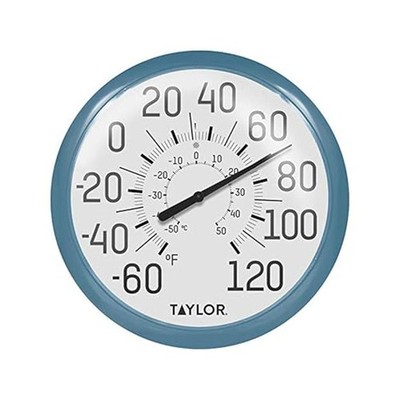 Taylor Big and Bold Wall Indoor Outdoor Thermometer, Easy to Read Numbers for...