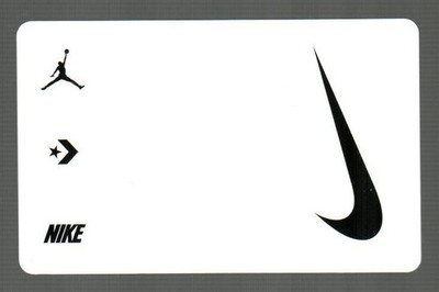 NIKE Sneaker Brand Logos, Black Swoosh ( 2025 ) Gift Card ( $0