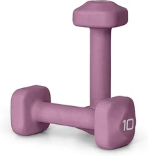 Neoprene Dumbbell Weight Pairs with Anti-Roll Square Head | Multiple Options