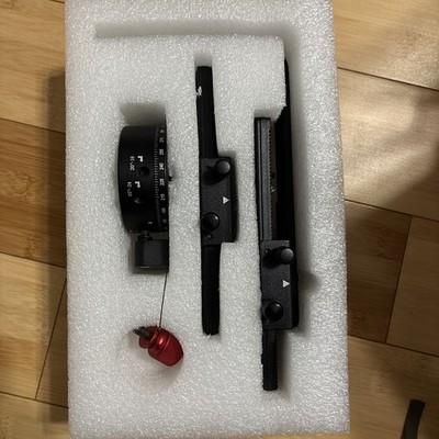 Neewer 360° Swivel Panoramic Indexing Rotator+ 2 Way Rail Slider+ L...