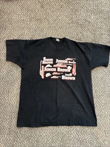 Vintage Single Stitch 90s Junior Brown Country Band Shirt Me 1990s vintage concert t-shirt, vintage, size XL, single stitch, B+ condition