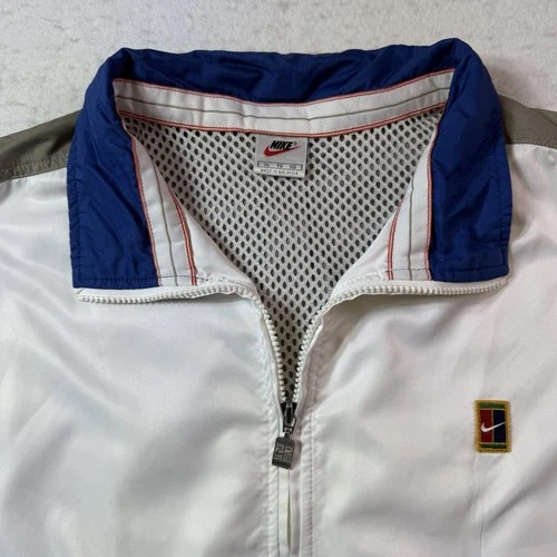Nike Andre Agassi Jacket Full Zip Tennis Challenge Court 90s Windbreaker Size XL image 3