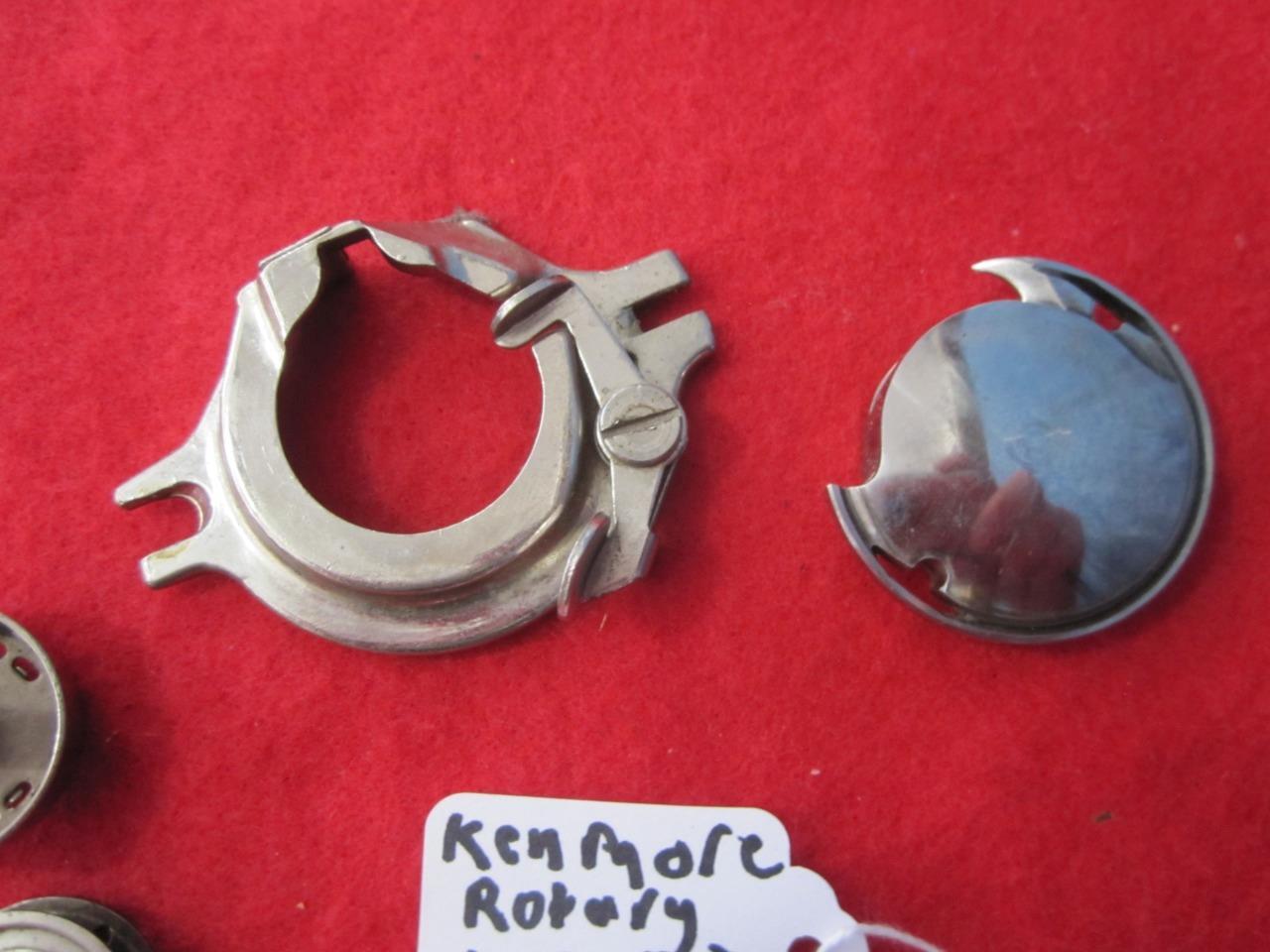 VINTAGE KENMORE ROTARY SEWING MACHINE BOBBIN CASE, 1 BOBBIN & MISC. PARTS eBay