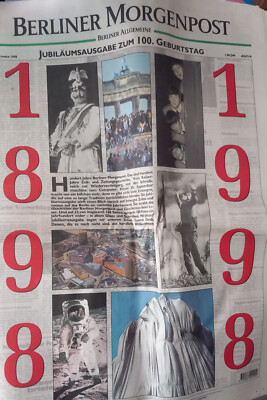 Berliner Morgenpost Jubiläumsausgabe zum 100. Geburtstag - Zustand sehr gut