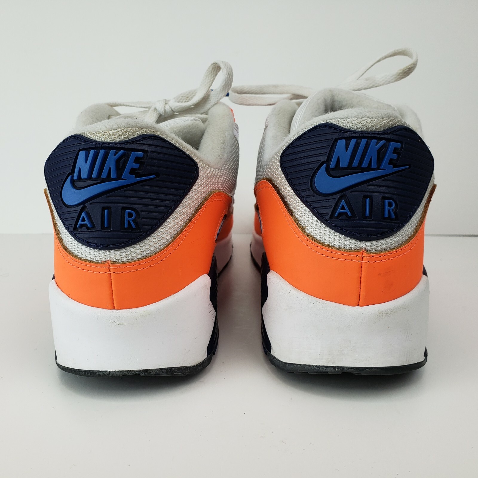 Size 10 - Nike Air Max 90 Orange Blue 2019 for sale online | eBay