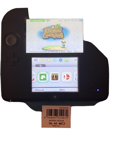 nintendo 2dsHD Azul Y Negra