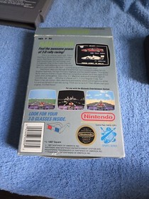 Rad Racer Nintendo NES con scatola manca manuale 