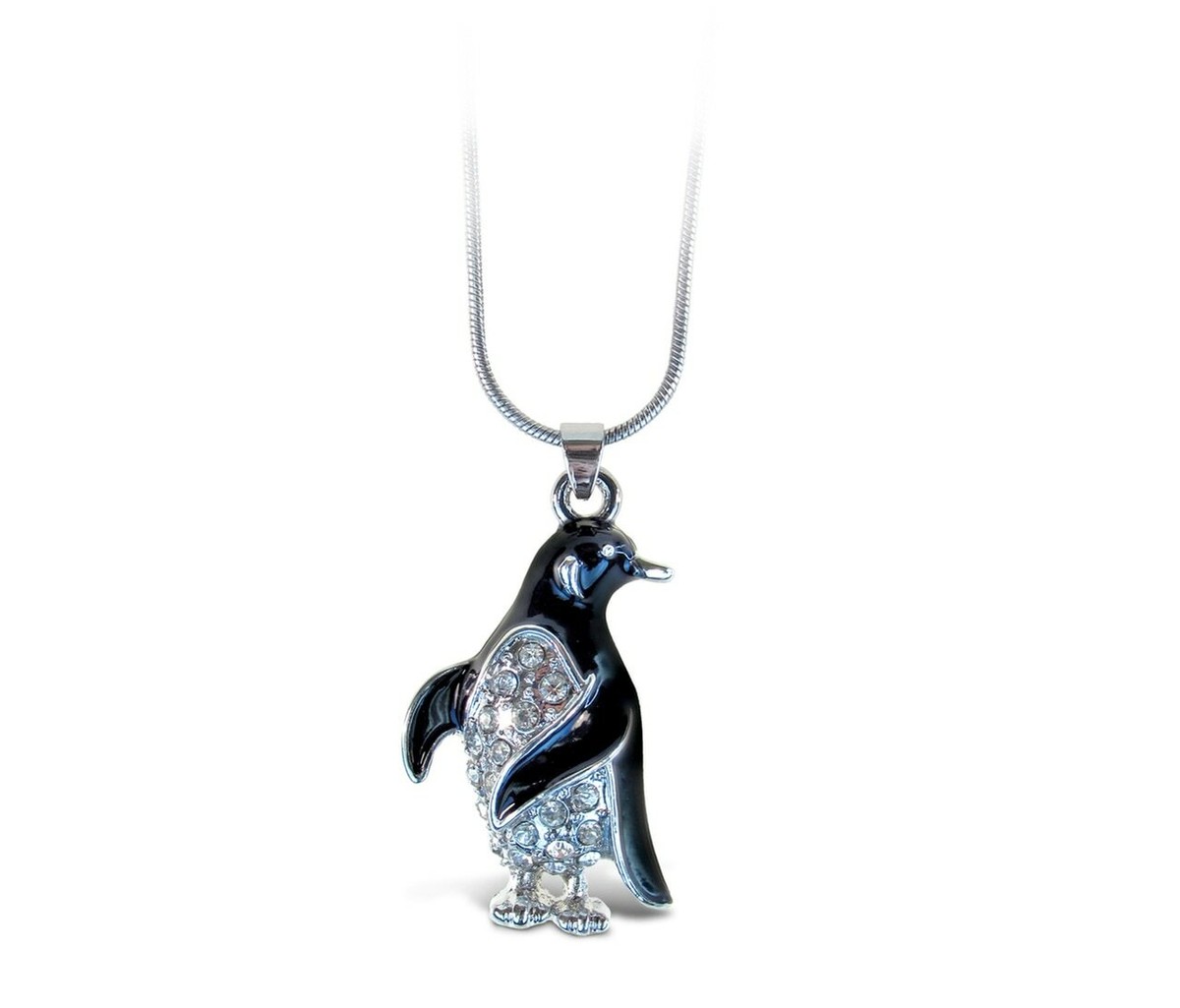 SPARKLING NECKLACE - PENGUIN | eBay