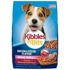 Kibbles  n Bits Mini Bits Small Breed Bacon  Steak Flavor Dry Dog Food