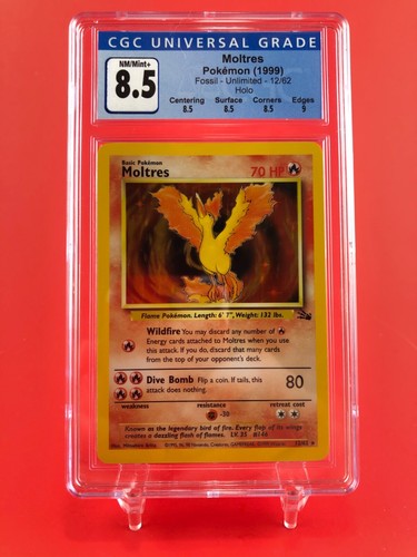 Moltres (Unlimited) graded CGC 8.5 for sale on eBay