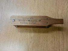 Lynch's World Champion Turkey Caller Alabama Model 102 Wood Used
