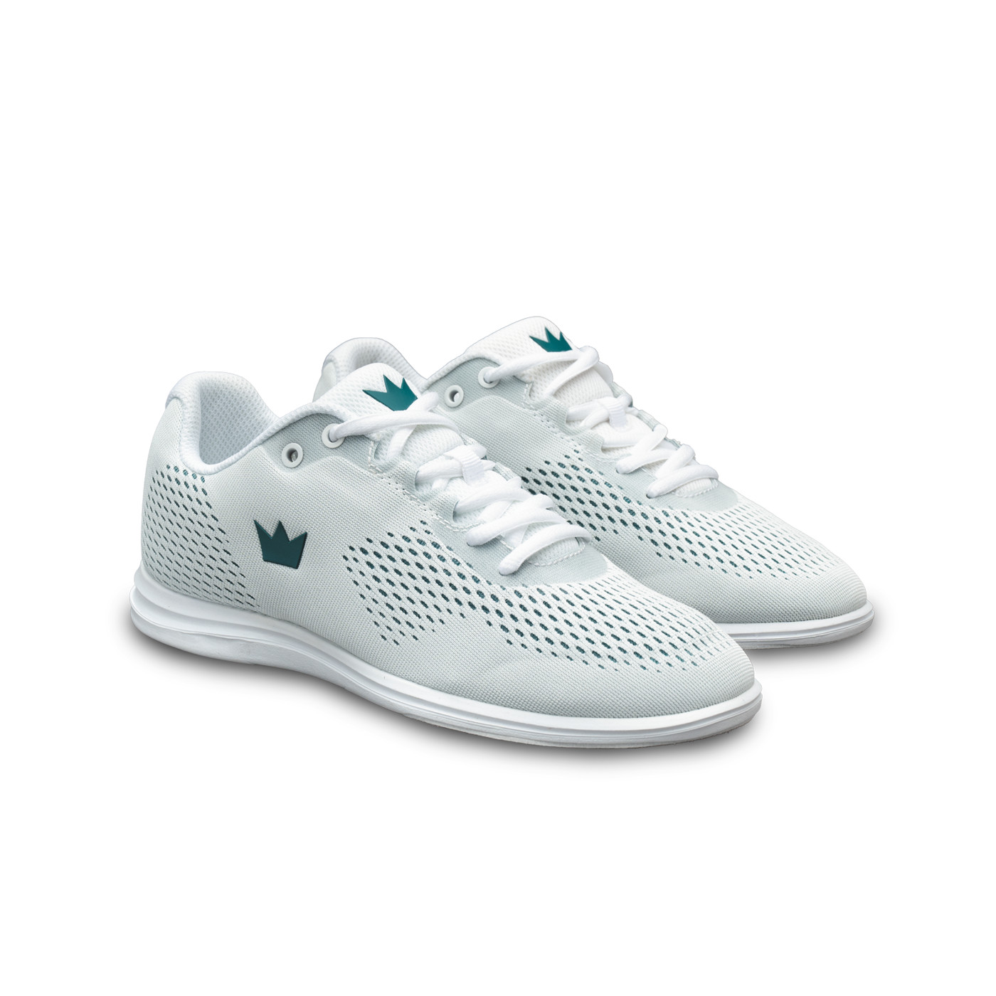 Brunswick Axis White/Teal Womens Bowling Shoes