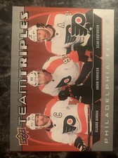 Philadelphia Flyers   2021-22 upper Deck Series 1 Team Triples