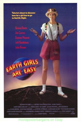 #ad #ad EARTH GIRLS ARE EASY MOVIE POSTER SINGLE SIDED 27x40 In. ONE SHEET ADVANCE STYLE $20.00
