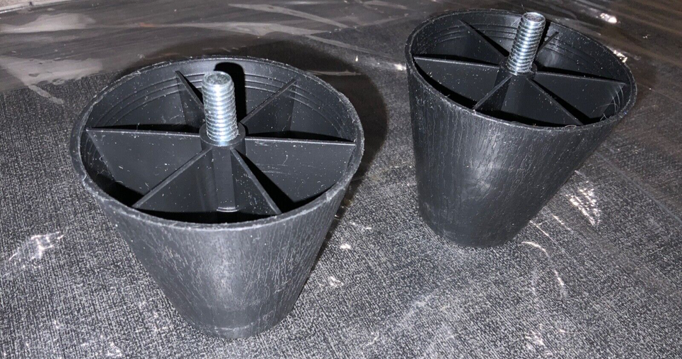 2 Ikea Friheten Sleeper Sectional Sofa Legs Plastic, BLACK Part 128865 eBay