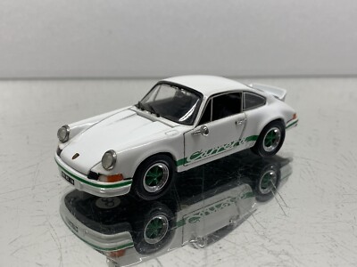 JOUEF EVOLUTION LEGENDE PORSCHE 911 CARRERA RS - WHITE+GREEN 1:43 - GOOD - 37
