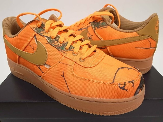 nike air force orange camo