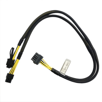 GPU Graphics Card Power Supply Cable For HP DL380 G8 10pin to 6+8pin ...