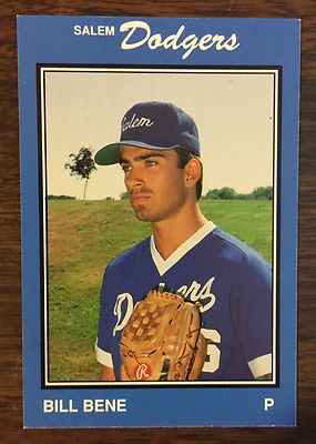 1989 Salem Dodgers #7 BILL BENE  Minor League Card.  D4023218
