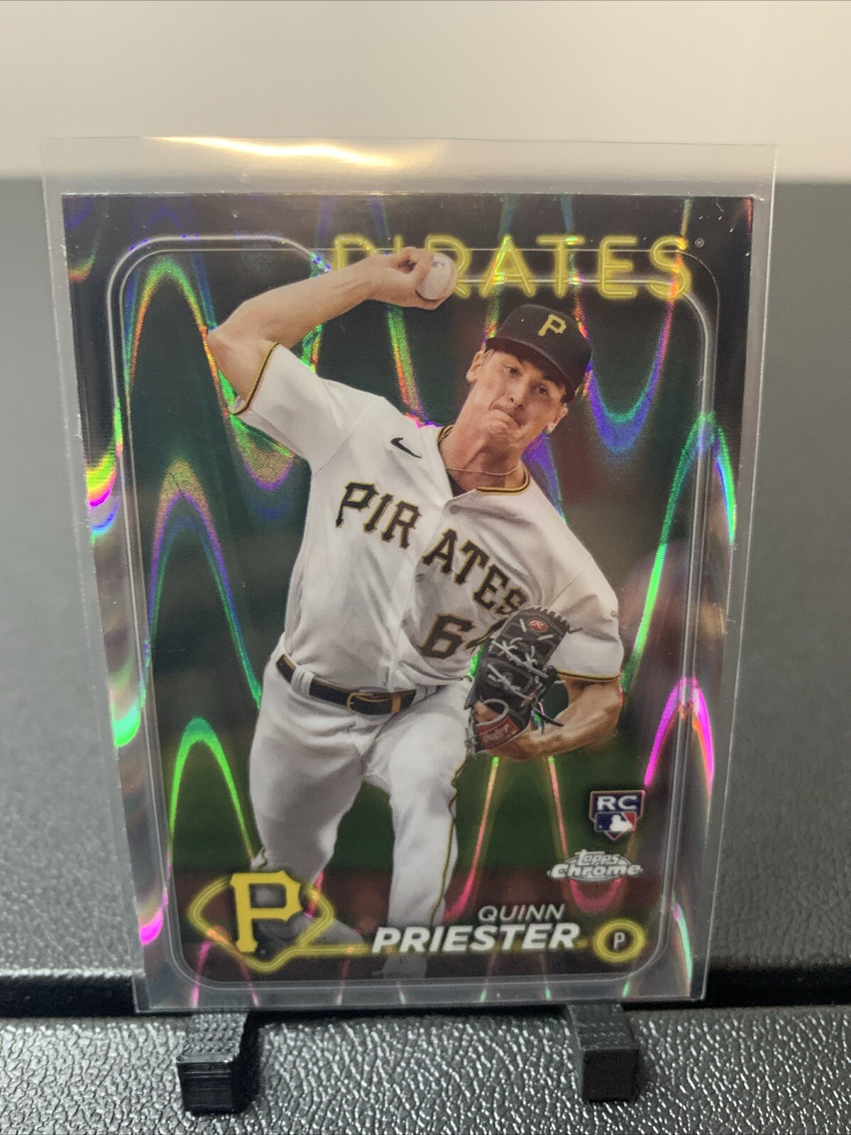 2024 Topps Chrome - RayWave Refractor #55 Quinn Priester (RC)